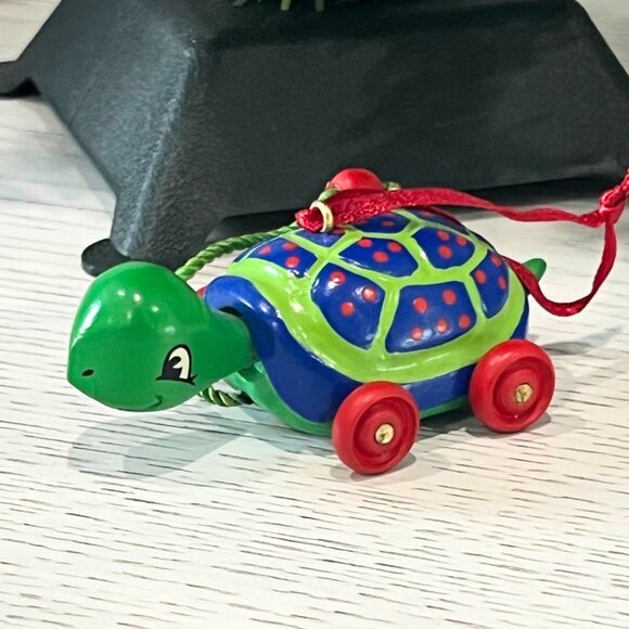 Vintage Hallmark Ornament Lot 1980 Angels Bunny Rabbits Polar Bear Turtle 1997 - Picture 15 of 16